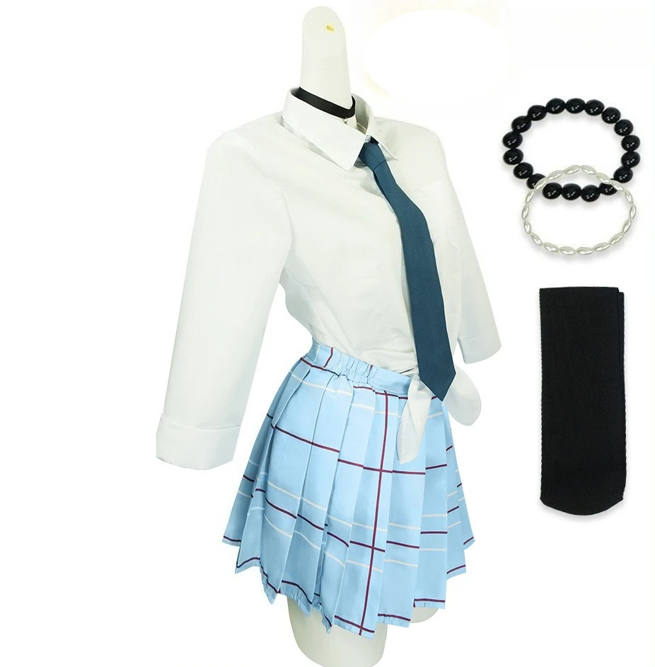 

Аниме Dress Up Darlings Kitagawa Marin, карнавальный костюм, школьная форма, короткая юбка, комплект рубашки для женщин и девочек, костюмы на Хэллоуин