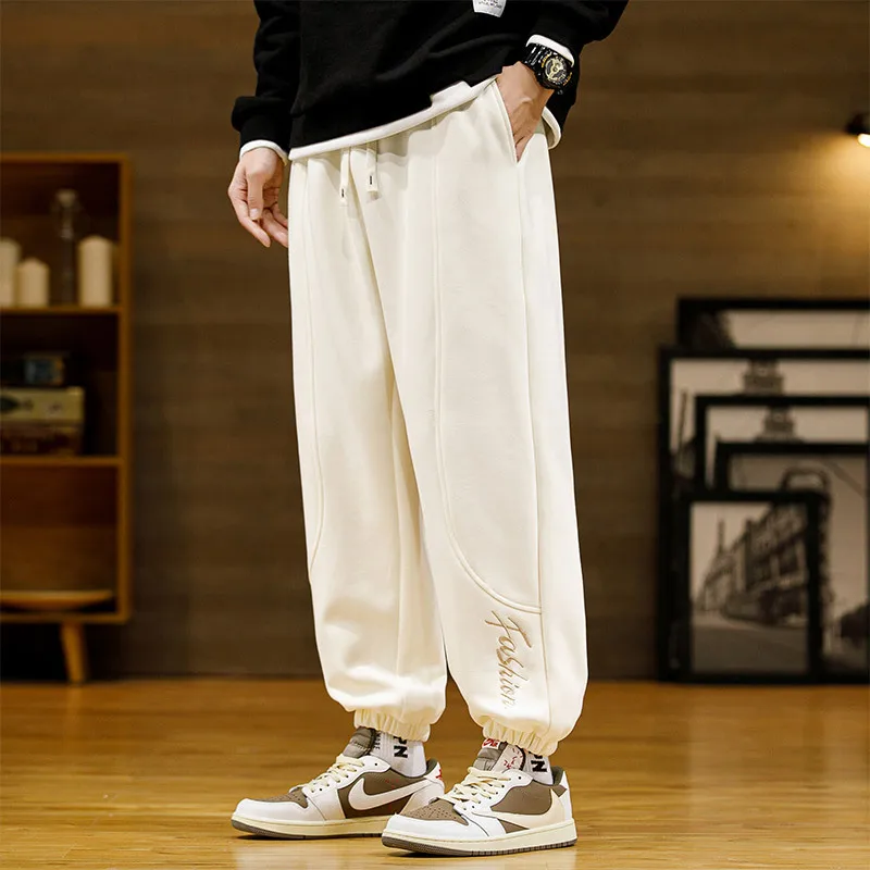 Nuovi pantaloni Harem larghi da uomo Oversize primavera autunno pantaloni sportivi in eccesso cinesi pantaloni Casual di marca di alta qualità maschili