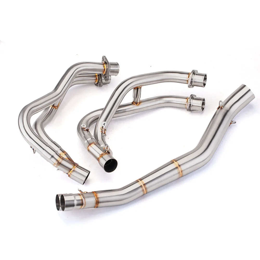 Suitable For Motorcycle Modification Exhaust Pipe ZX-4R ZX-25R Stainless Steel/titanium Alloy Front Exhaust Pipe