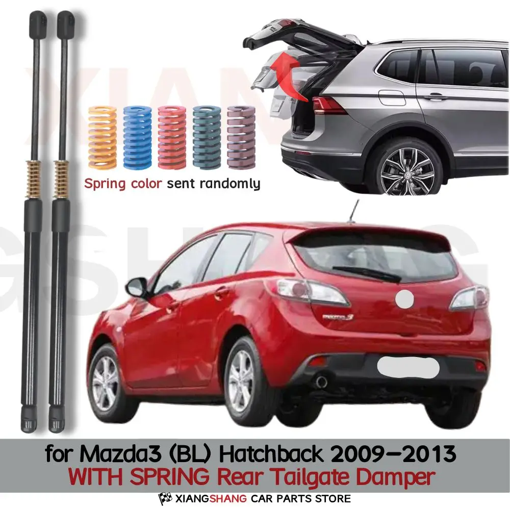

Auto Pop-Up Trunk Struts for Mazda3 (BL) Hatchback 2009-2013 Automatic Opening Gas Lift Supports with Springs Boot Struts