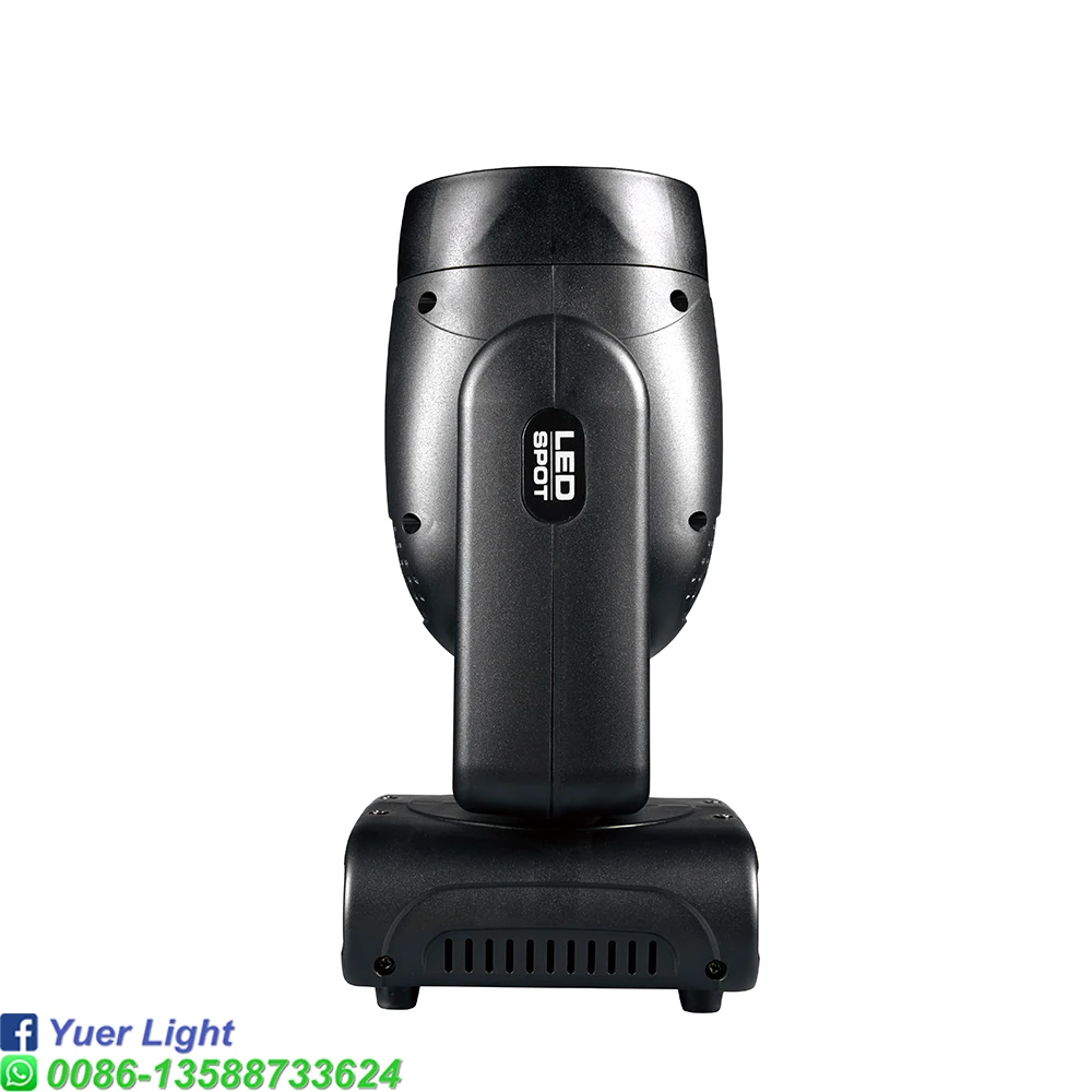 YUER-Mini LED Moving Head Light, feixe, ponto, efeito arco-íris, abertura, 18 prismas, DJ, DMX Stage, festa, DJ, Bar, 120W