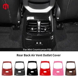 Air Conditioning Vent Panel Sticker Decorative Shell For BMW Mini Countryman F60 Car Interior Decorative Accessories