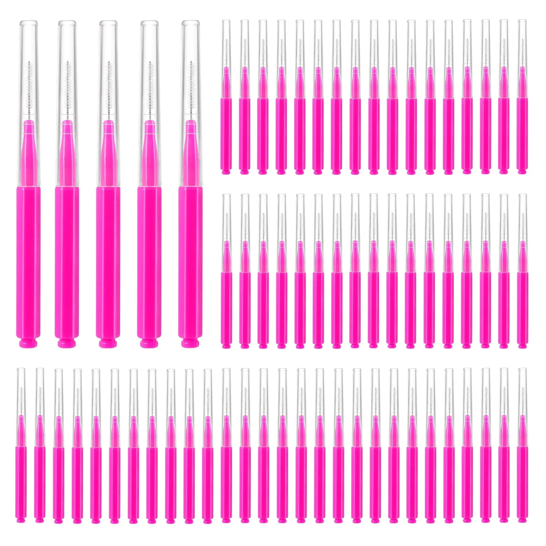 10/50PS Tragbare Mini Augenbraue Pinsel Einweg Wimpern Stirn Lifting Pinsel Applikatoren Lash Verlängerung Kamm Schönheit Make-Up-Tools – Detail 14