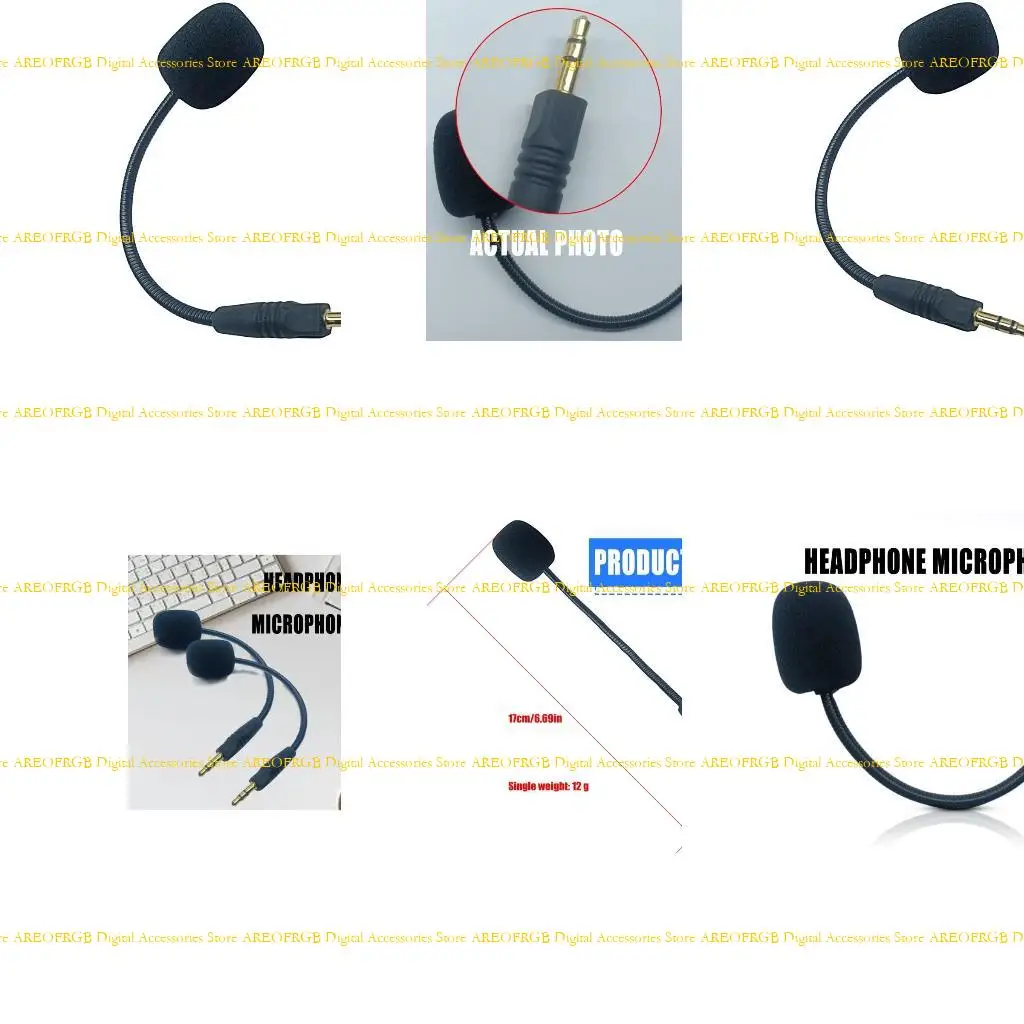 

E21E Gaming Headsets Mic Replacement High Sensitivity for Repairment