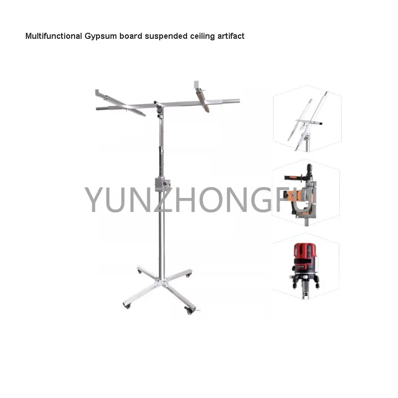 

Electric Multifunctional Gypsum Board Suspended Ceiling Artifact, Woodworking Decoration, Electric/hand Lift, Lifting and Moving