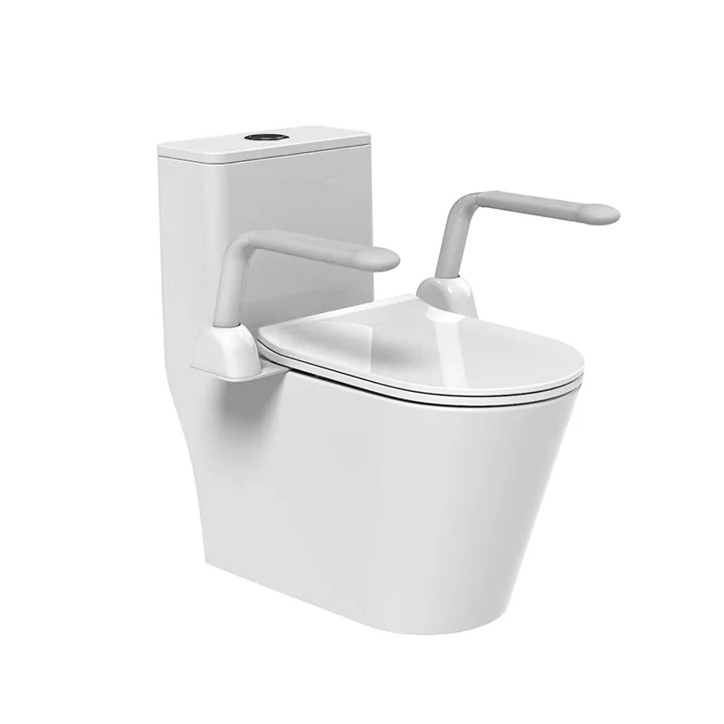 Toilet Safety Handrails for Elderly Non-Slip Bathtub Grab Bars Adjustable Mounting Bathroom Assist Frame No-Drilling Required