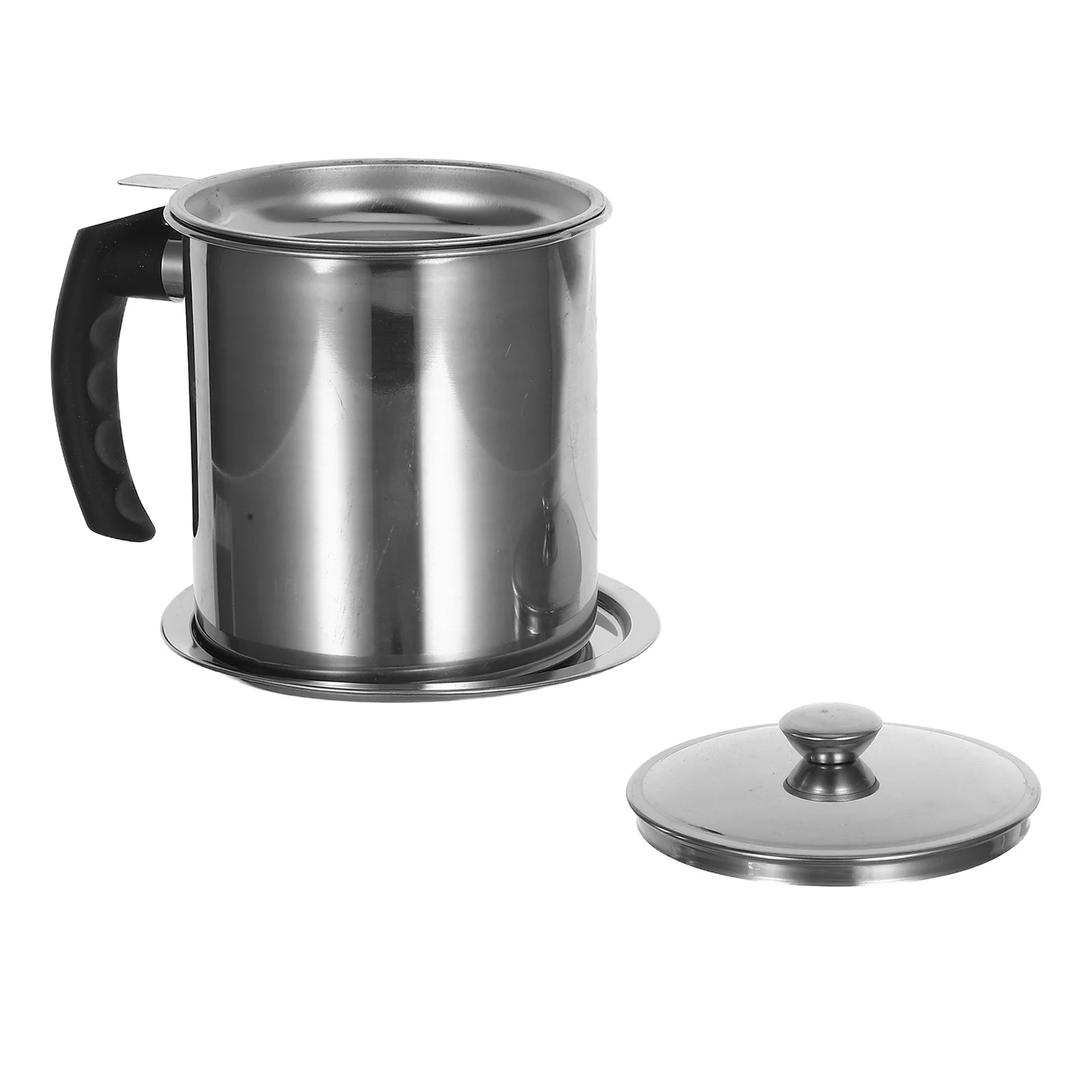 

Filter Tank Oil Pot Stainless Steel Catch Can Dispenser Cooking Storage Container