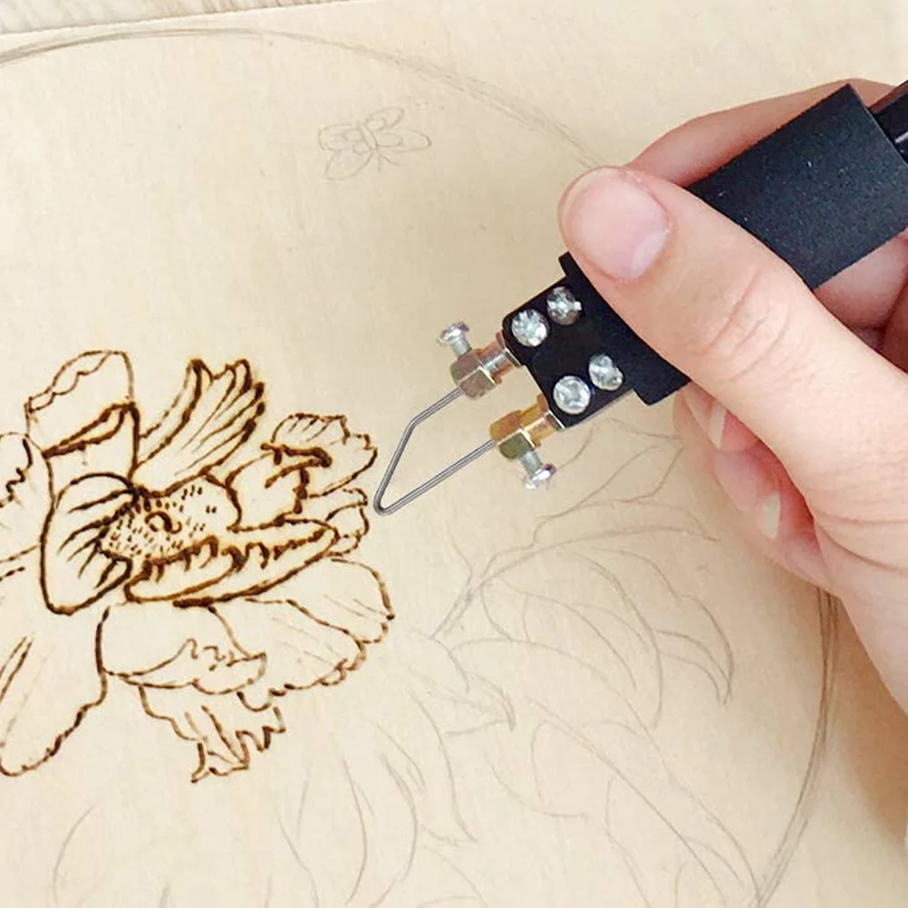 25 قطعة مجموعة نصائح حرق الخشب قابلة للاستبدال بيروغرافيا القلم المناقير لنحت الخشب وحام المهنية سلك الحديد نصائح مجموعة