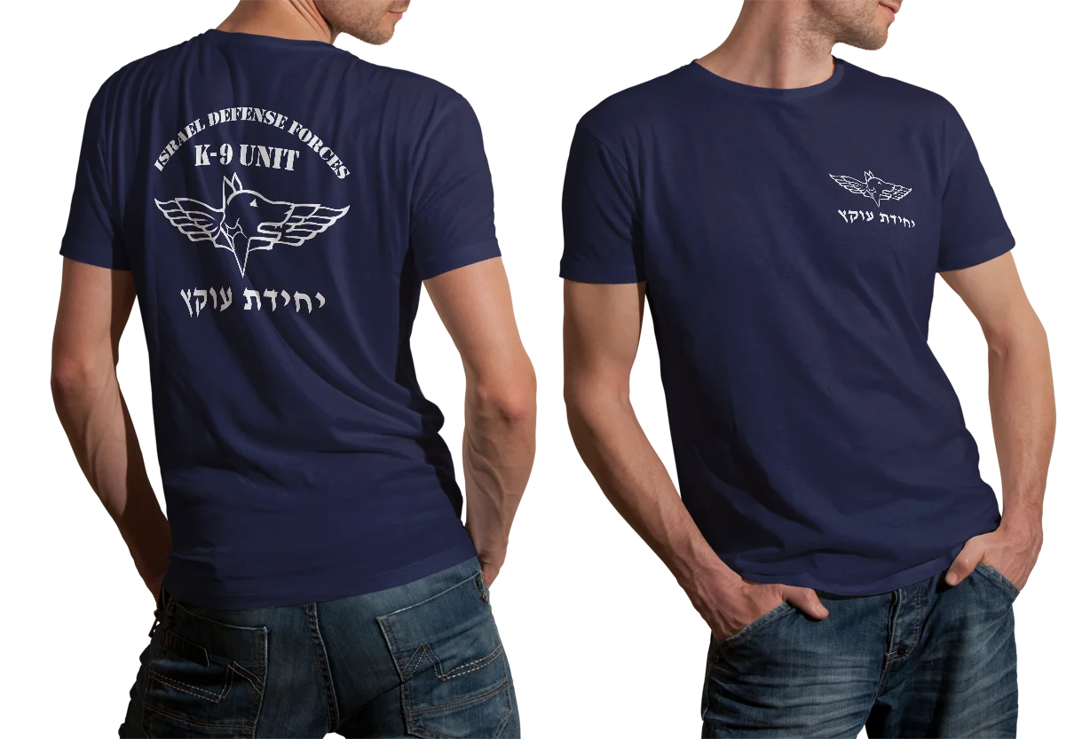 Israel Special Forces Sayeret Matkal Oketz Unit K9 Canine Men T-shirt Short Casual 100% Cotton Size S-3XL