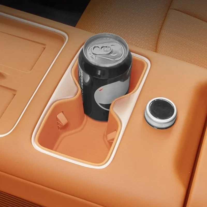 Center Console Silicone Cup Pad for BYD Leopard 7 Titanium 7 Anti-Slip Water-Resistant Cup Holder Interior Mod Accessory 4