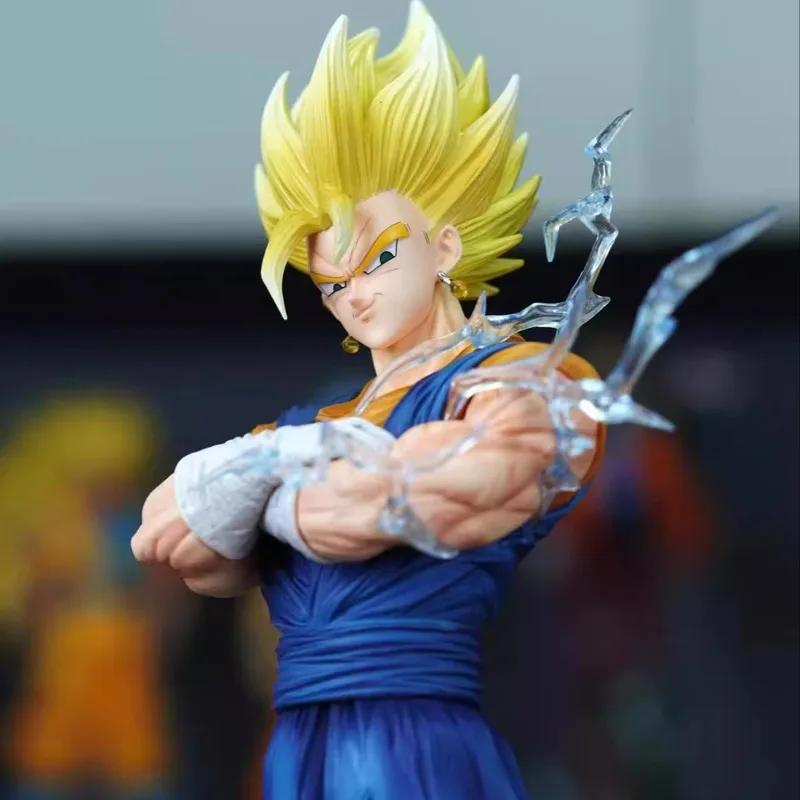 Dragon Ball Anime Vegetto Figure Replace Arms Vegetto Blue Super Saiyan 4 Action Figure Gk Statue Collection Model Toys Gifts