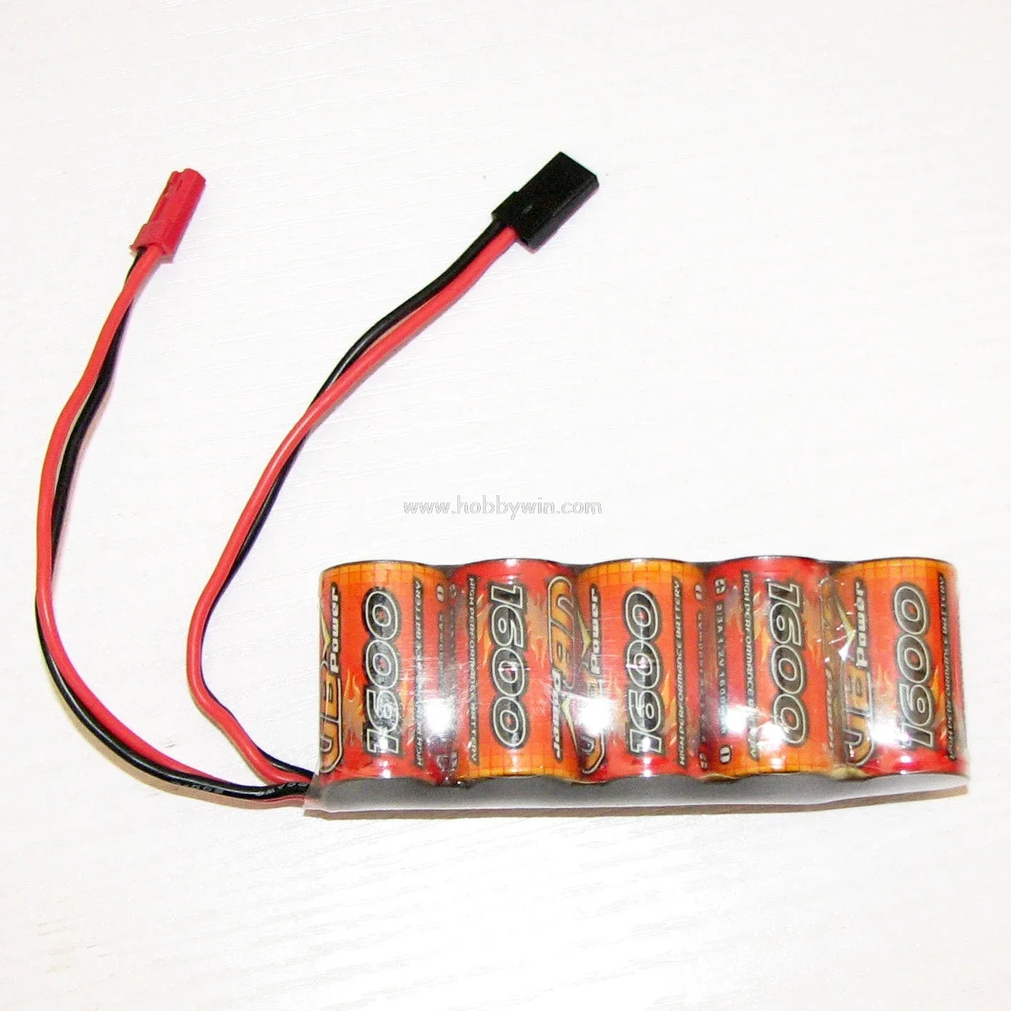 6V/1600mAh NiMH akumulator RX trapezowy prosty zestaw dla opcji model RC odbiornika pojazdu