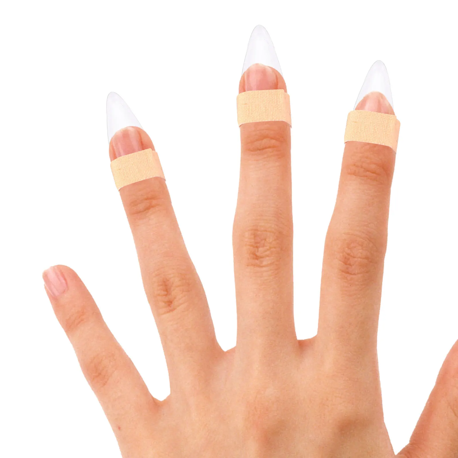 

Crystal Nails Protective Guzheng Pick Guitar Finger Picks Playing Plectrum Fake for Covers Child