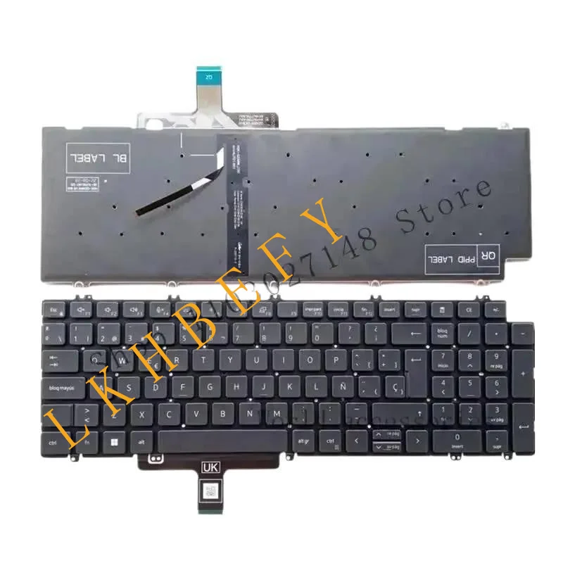 

"Новая клавиатура США/BR с подсветкой для Latitude 5520 5521 Precision 3560 3561 English