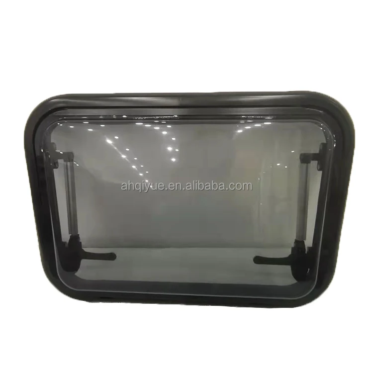 High Quality Aluminum Frame Double Glass Round Corner Window Rv Window For Camper Trailer