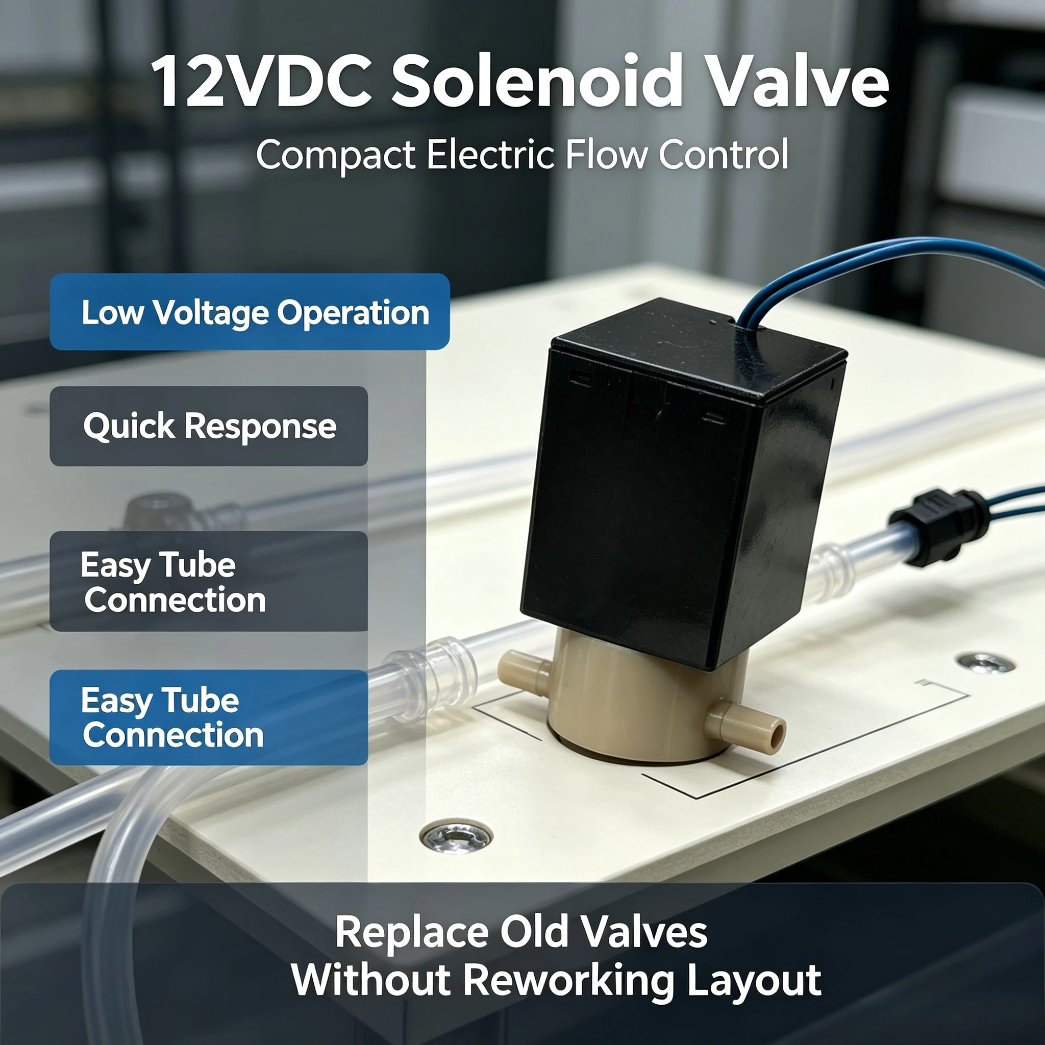 Isolation Valve Mini - WTA-2K-N4G-12 12VDC Two-Way Solenoid Valve 200kPa
