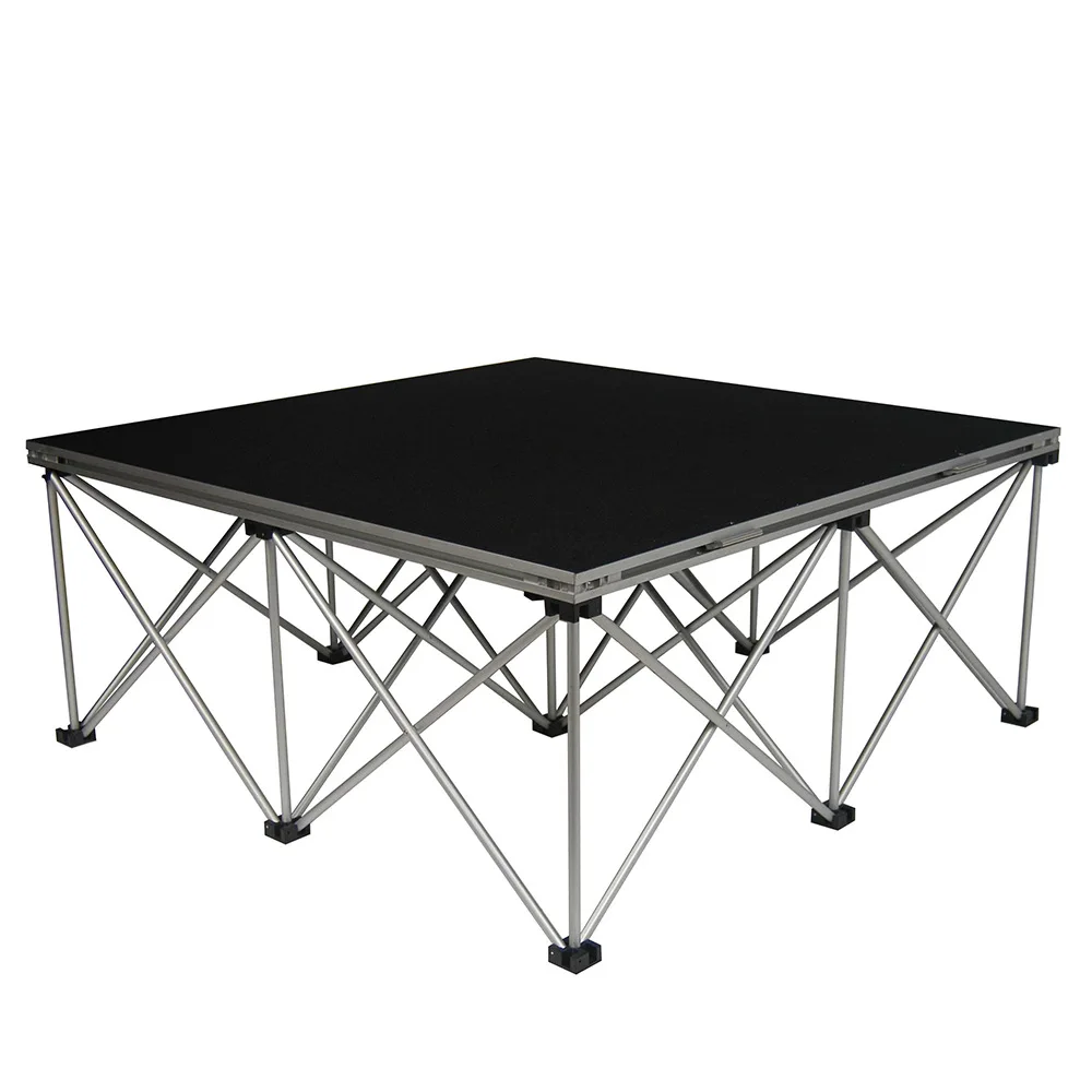Compact Folding Spider Leg Platform 1Mx1M - Portable & Durable Stage Riser for Weddings, Events and Party Performances