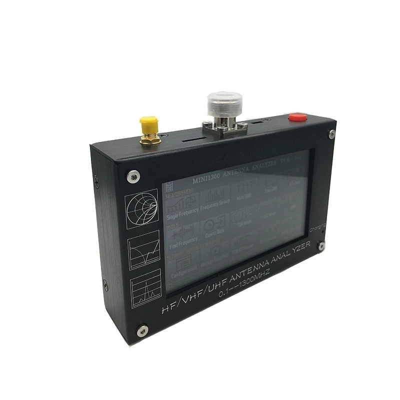 For Mini1300 Vector Network Analyzer Portable Standing Wave RF RF Multimeter 1.3G Vector Antenna Analyzer