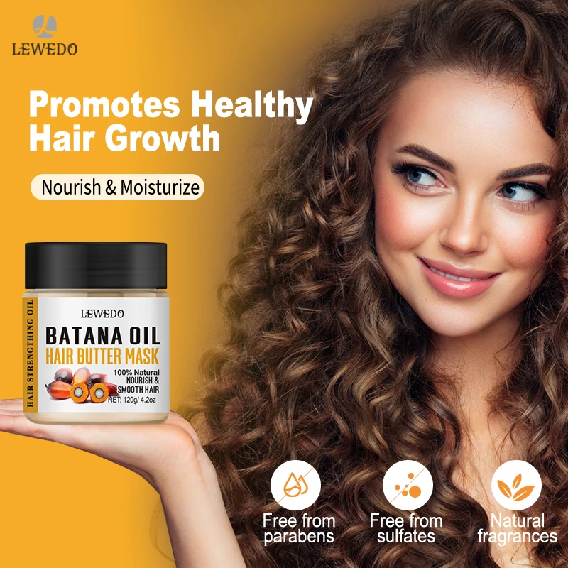 

SEVICH 100% Pure Organic Hair Mask Batana hair oil butter Hair care Silky Hair Nutrition Moisturize And Repair Hair Root 120g