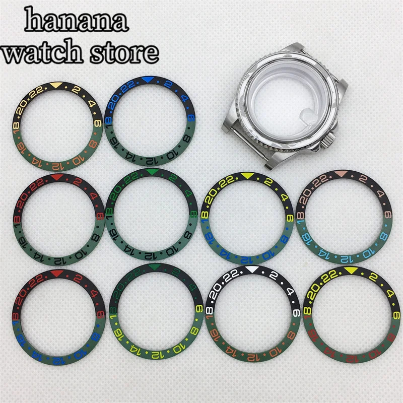 Bligger-メンズケース用セラミックベゼル、38mm、40mm