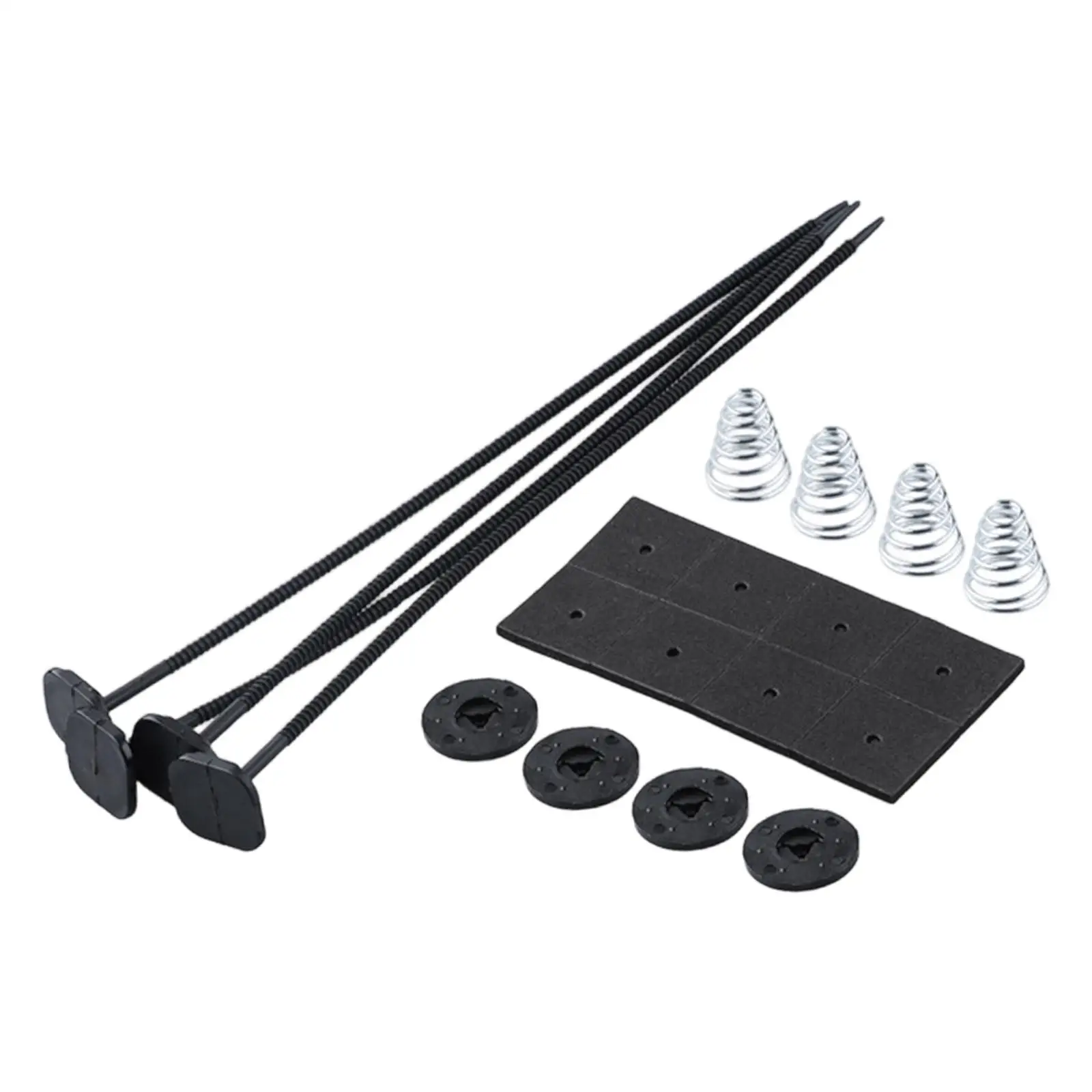 

Car Electric Radiator Fan Mounting Kit Modified Accessories Portable Carbon Steel and PP Material Sturdy with Tie Straps