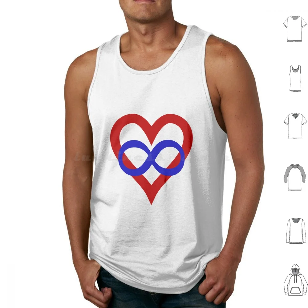 Polyamory Pride Heart Tank Tops Vest Sleeveless Polyamory Poly Polyamorous Pride Heart Relationships Bdsm Alternative Fetish