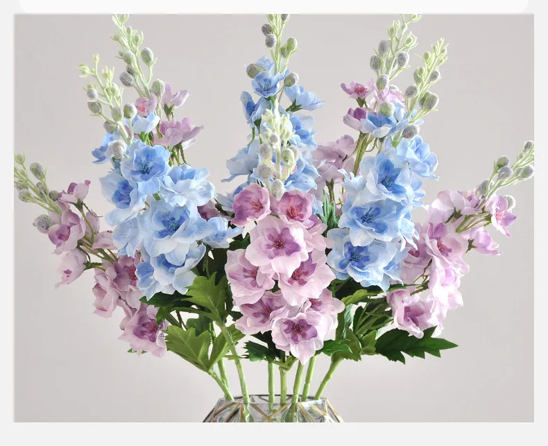 4 Stück/Set Feuchtigkeitsspendende Violette Kunstblumen für Heim- und Partydekoration, Tischdekoration für Hochzeitshintergrund, Blumenarrangement, Veilchen – Detail 3