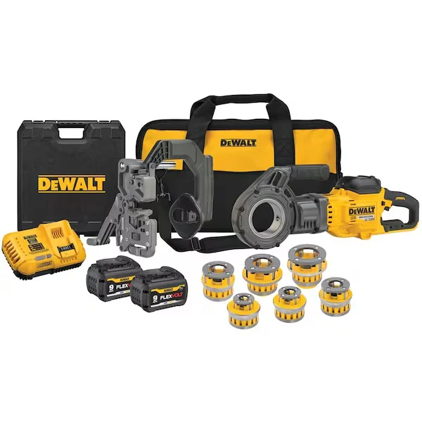 FLEXVOLT(R) 60V MAX* Cordless Pipe Threader Kit With Die Heads