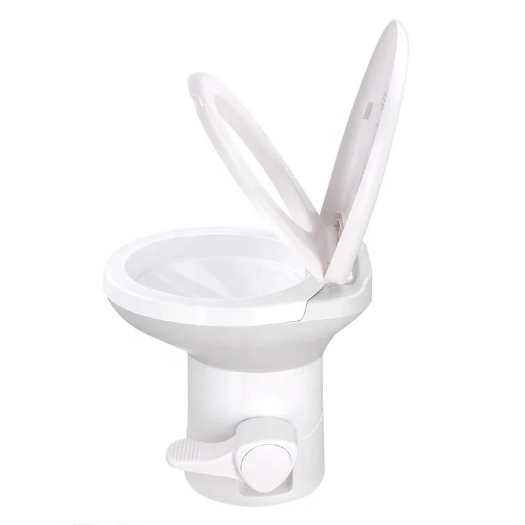 Ready To Ship Motorhome Caravan Foot Flush Classic Lightweight Rv Toilet Bathroom For Camper Van