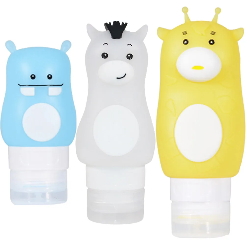 

Набор из 3 гибких силиконовых бутылочек: компактные, герметичные, для путешествий, для туалетных принадлежностей, косметики, лосьонов, шампуней, соусов, продуктов питания