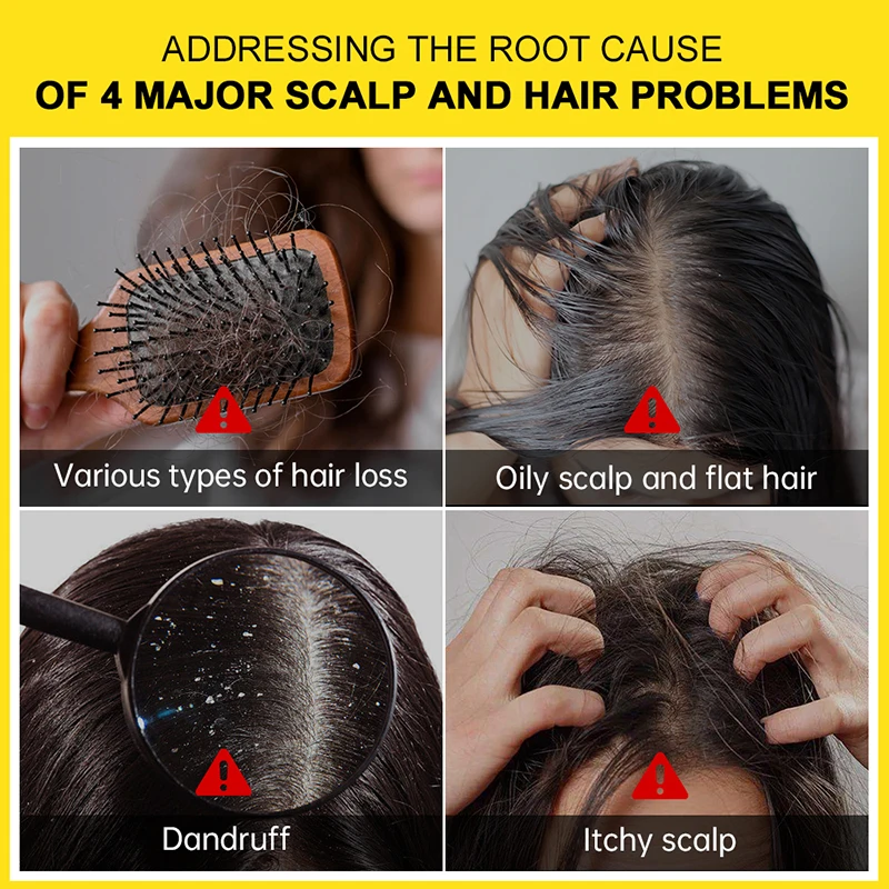 PURC maschera per capelli allo zenzero olio di rosmarino trattamento per la perdita dei capelli levigante riparazione morbida prodotti per la cura
