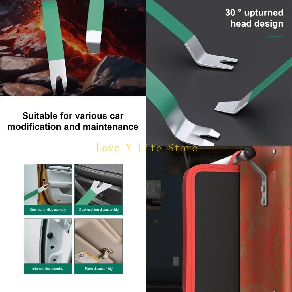 

L74C Metal Auto Trim Pry Bar Removal Tool For Interior Dashboard Bumper Radio Removal