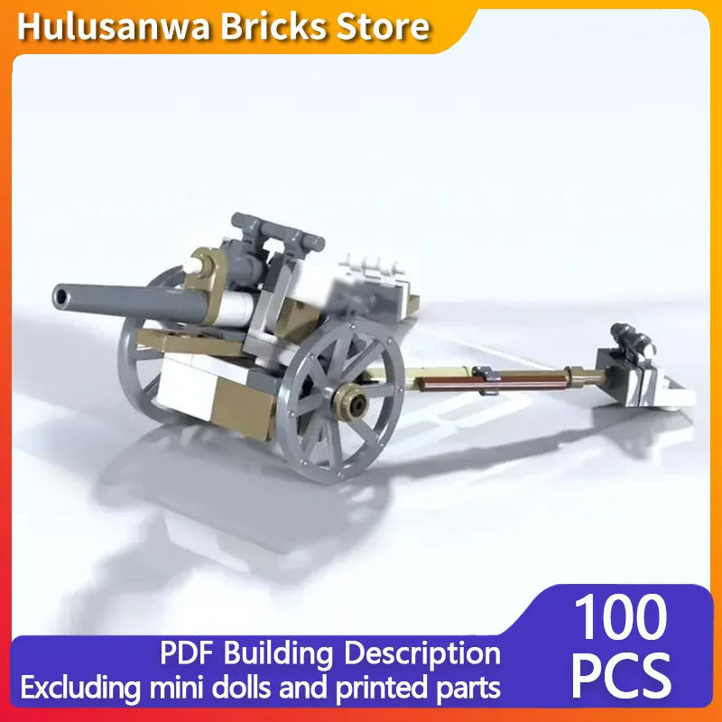 

Light Field Howitzer Model MOC Building Bricks War Equipment Modular Technology Gifts Holiday Assemble Children Toys Suit