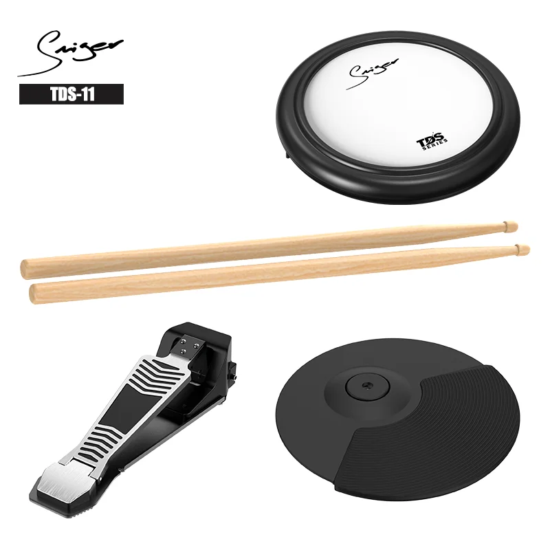 Wholesale Beginner Electric Drum Kit 4 Drums 3 Cymbals Professional Musical Instruments Electronic Drum