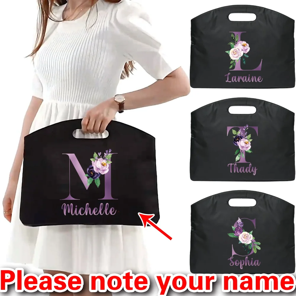 حقيبة للجنسين ذات سعة كبيرة حقيبة ملفات مطبوعة على الموضة حقيبة كلاتش