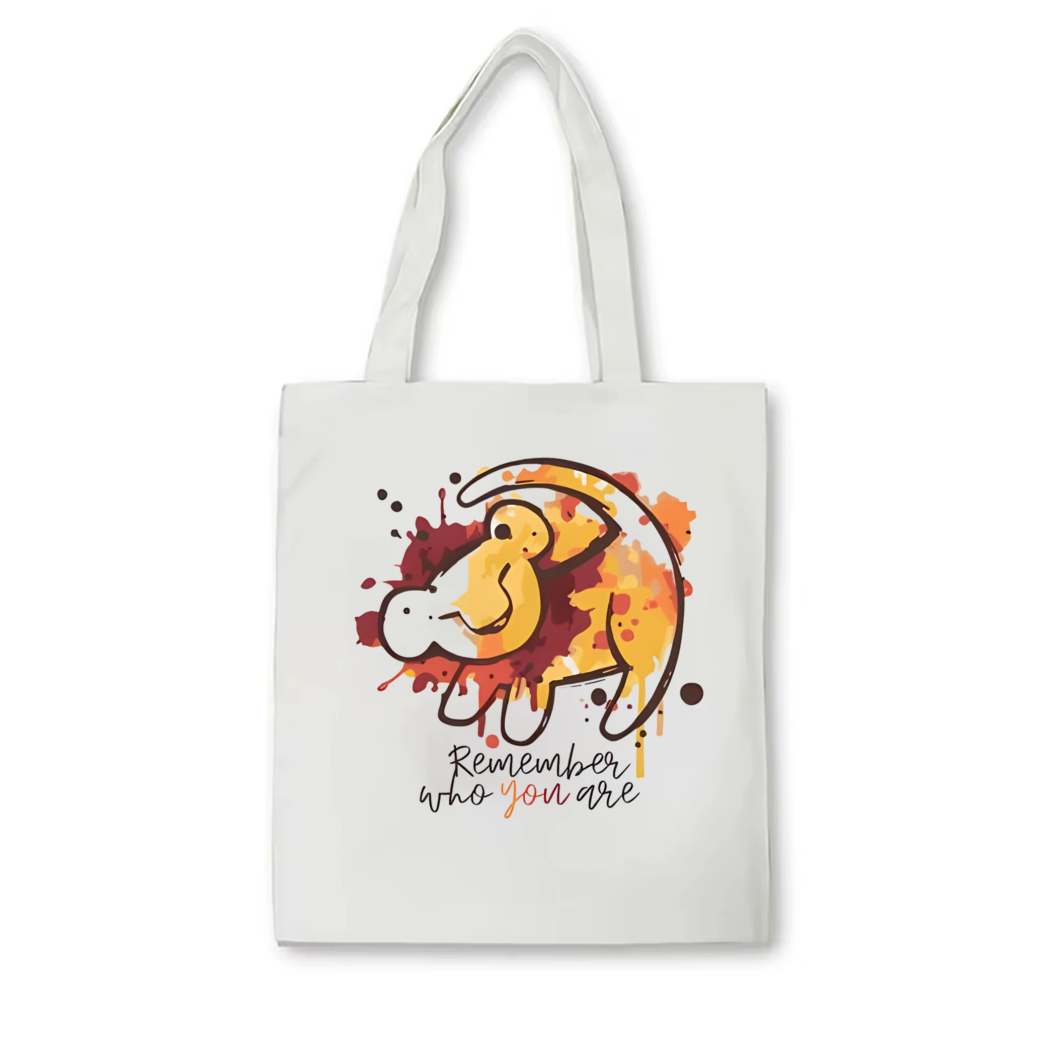 Lion King Disney tote bag Disney Simba shopping bag da donna ricorda chi sei la borsa a tracolla portatile del re leone