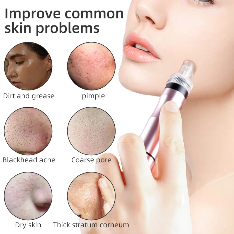 Beauty Small Bubble Blackhead Suction Instrument Hydrogen Water Oxygen Spray Vacuum Injection Clean Hydra Dermabrasion Device