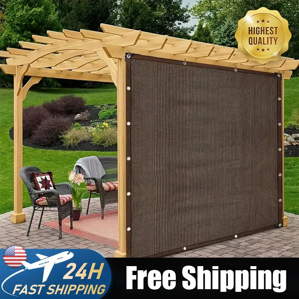 

2x3m/3x4m Sun Shade Sail Rectangle HDPE Sunshade Net with Grommets Shade Mesh Shade Canopy for Greenhouse Plant Pergola