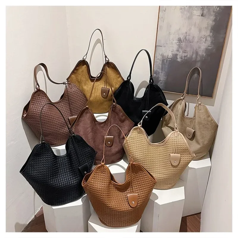 

Women Stylish Tote Messenger Luxury Designer Diaper Bag Elegant Leather Large Capacity Crossbody Handbag Classic