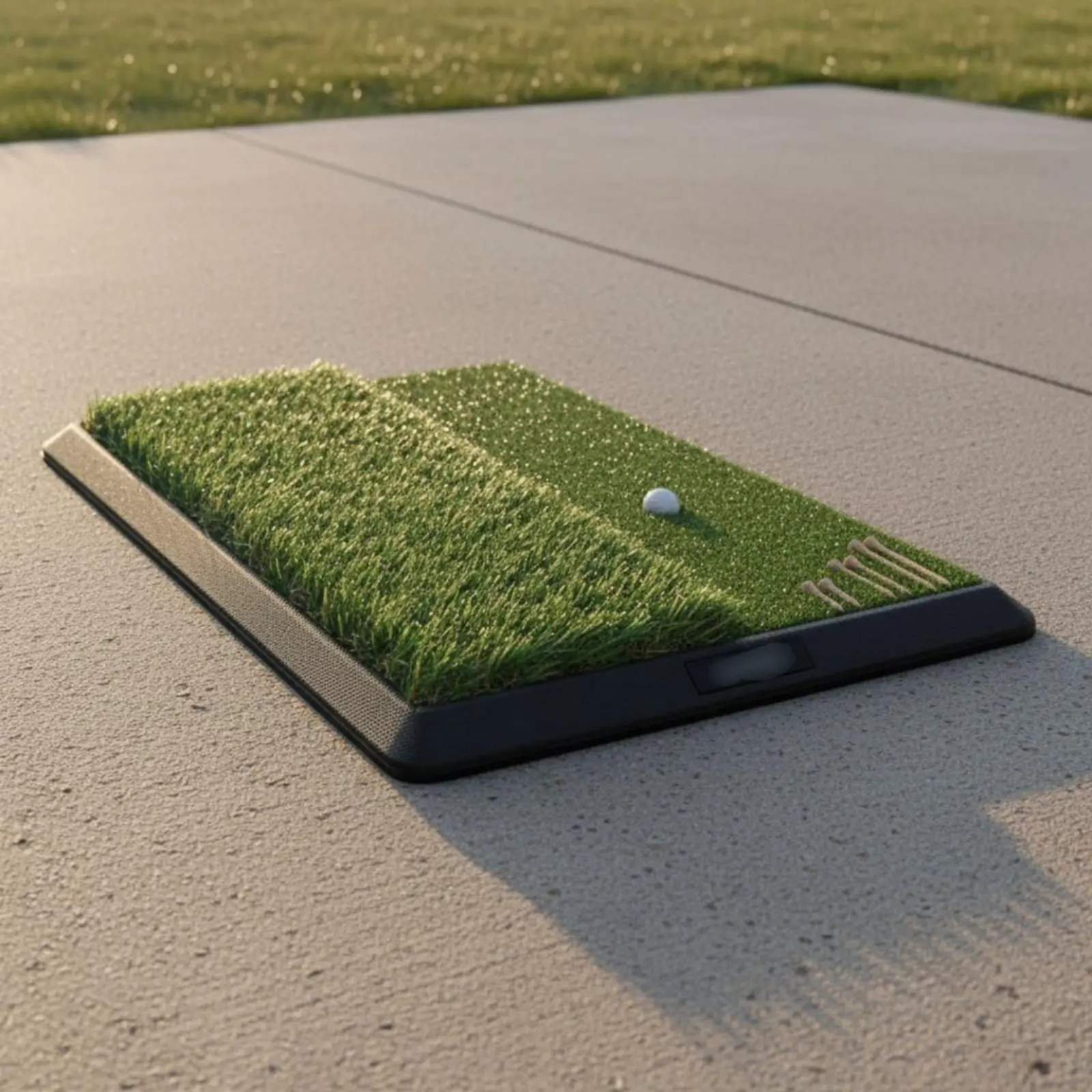 Sport Hitting Mat Long-Lasting Construction Sport Swing Training Mat Artificial Grass Practice Pad Shock Absorbent Sports