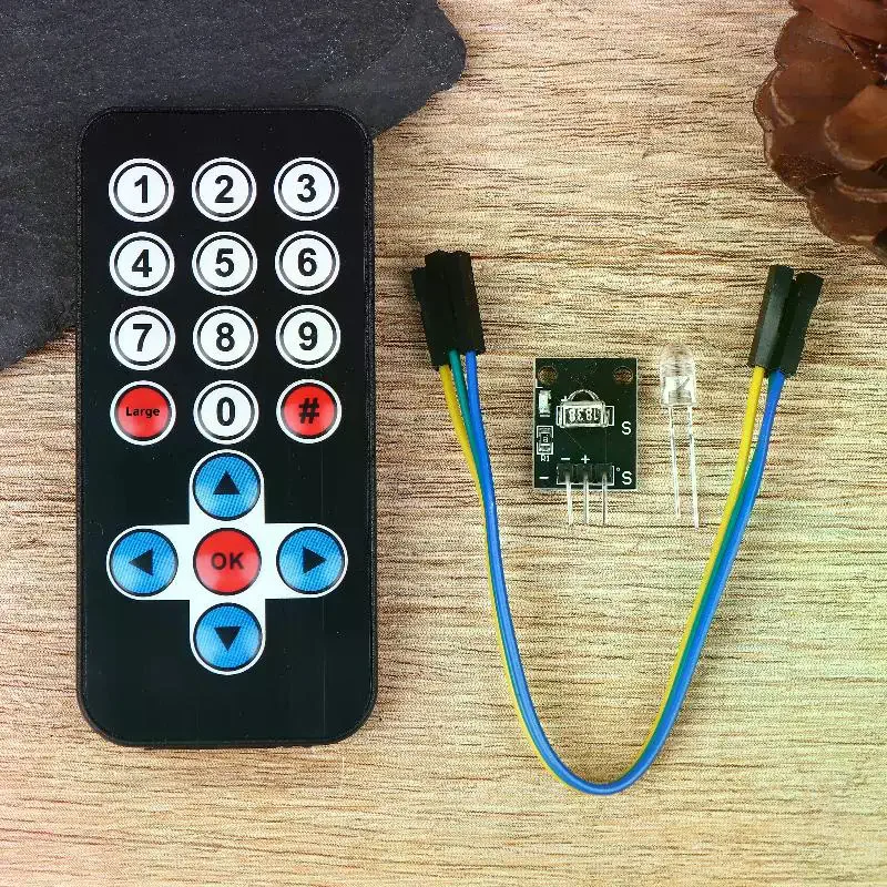 Picture 4: 1Set HX1838 Infrared Remote Control Module Wireless IR Receiver Module DIY Kit HX1838 For Arduino