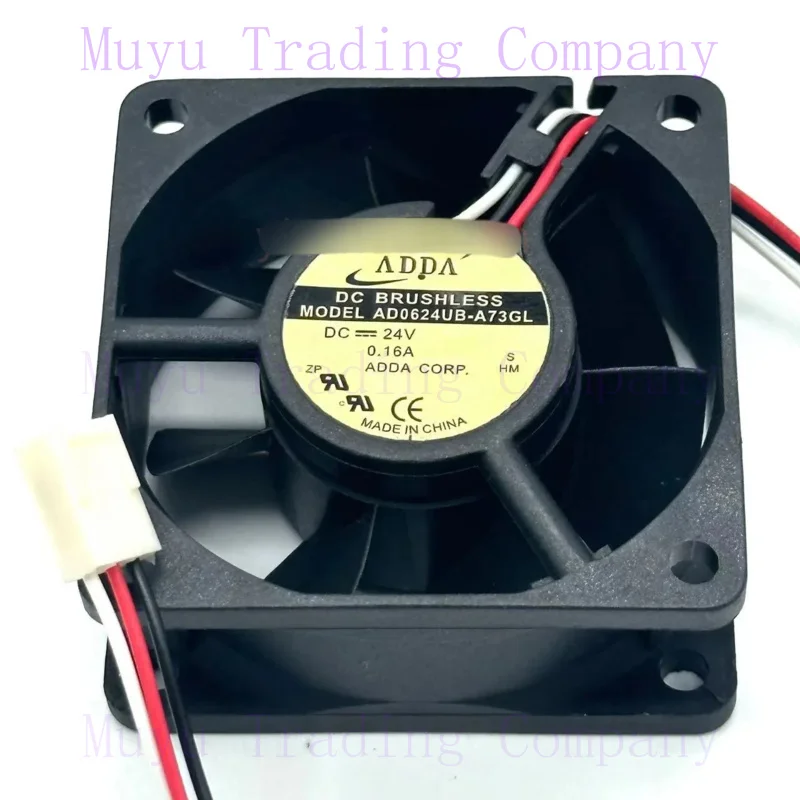 FOR ADDA AD0624UB-A73GL 24V 0.16A 60x60x25mm 3-Wire Server Cooling Fan