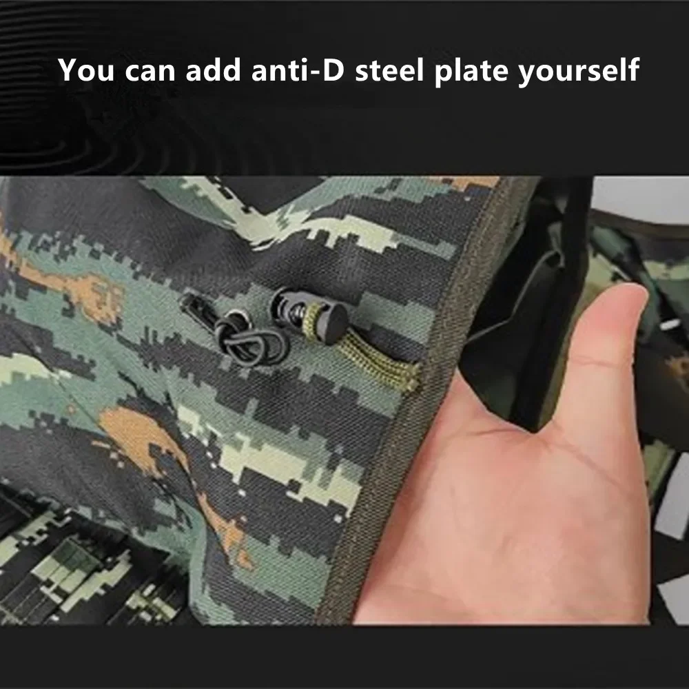 Filo di acciaio Veloce 800D Nylon Plate Carrier Gilet tattico Caccia esterna Protettivo MODULO regolabile Accessori da combattimento softair