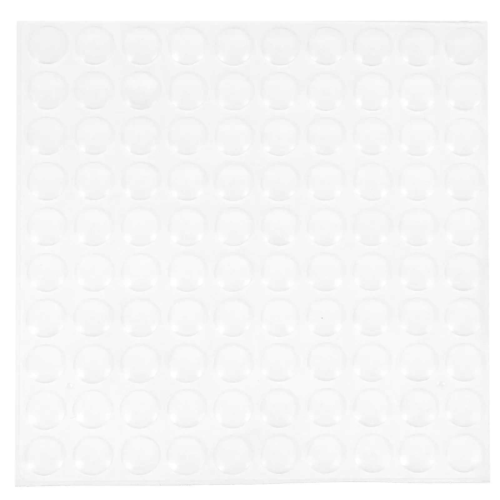 1Sheet Clear Silicone Door Bumper Pads Adhesive Cabinet Bumpers for Furniture Drawer Stoppers Noise Reduction Scratch Protection