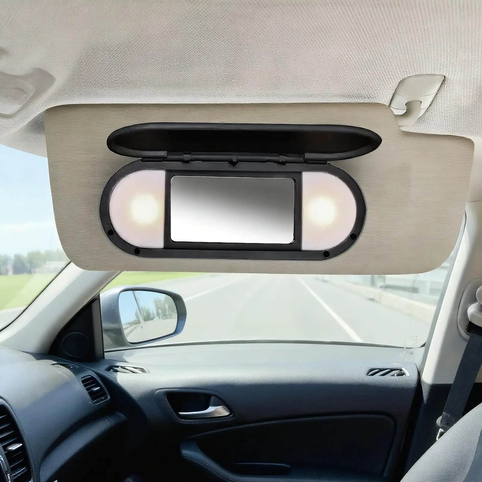 

Car Visor Mirror Cover Rear View Visor Mirrors Interior Replacement Accessories For Vehicle Truck Left Right Side Daily