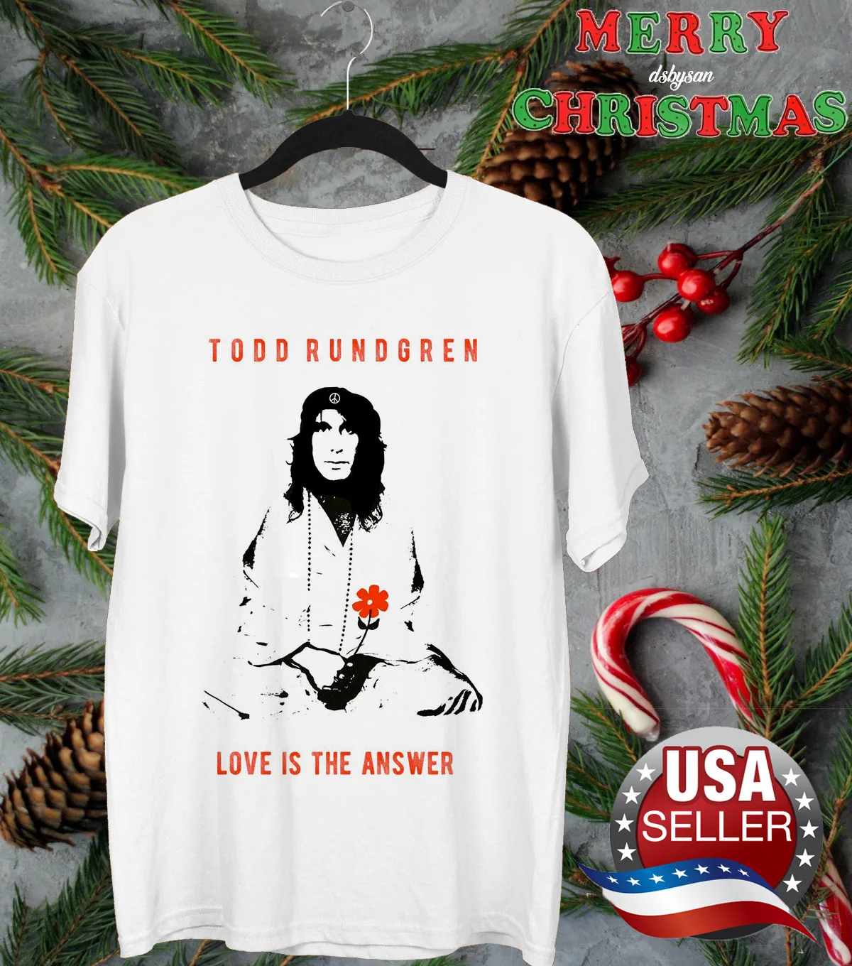 HOT NEW Todd Rundgren love is the answer T-shirt Unisex S-5Xl 119