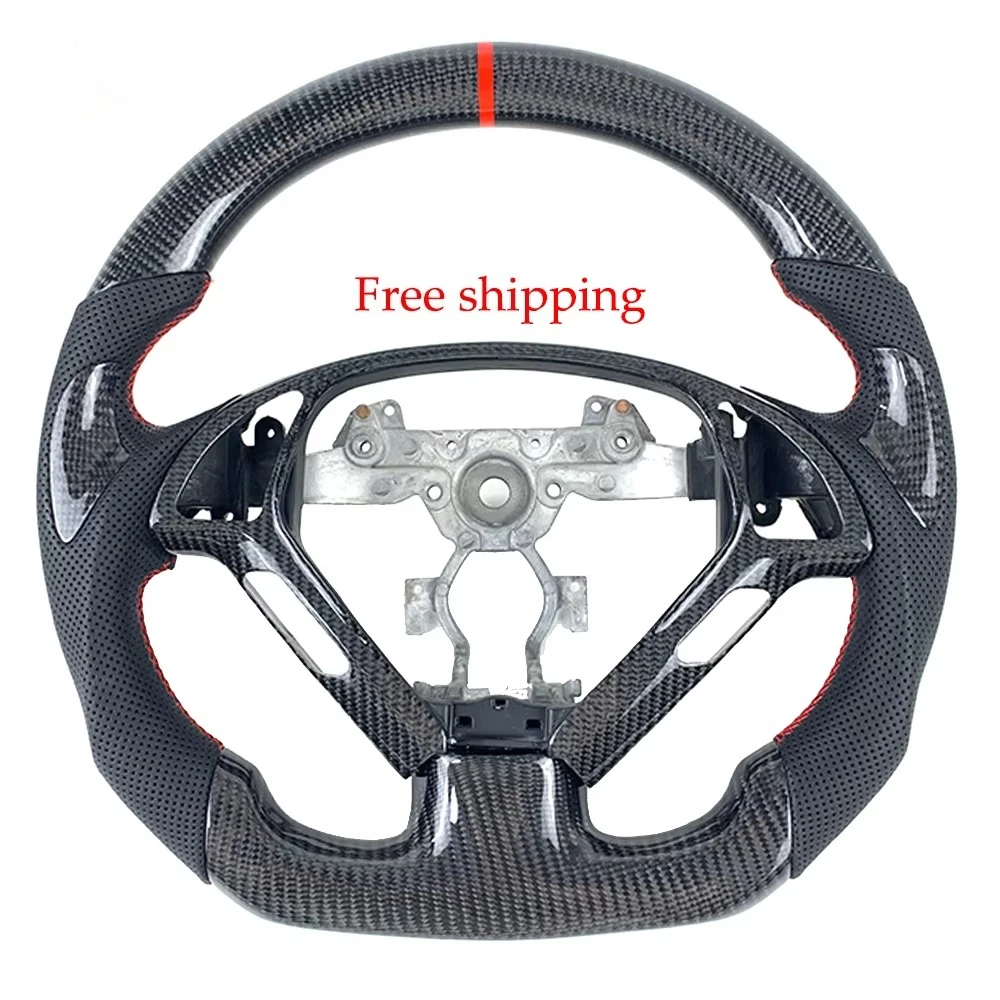

Индивидуальное рулевое колесо из углеродного волокна для рулевого колеса Infiniti G25 G35 G37 Рулевое колесо