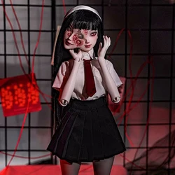 Original Nano 1/4 Bjd Doll Change Face Ghost Face Tomie Doll Magnet Oueneifs Double Girl Emotion Nano Anime Ball Jointed Figures