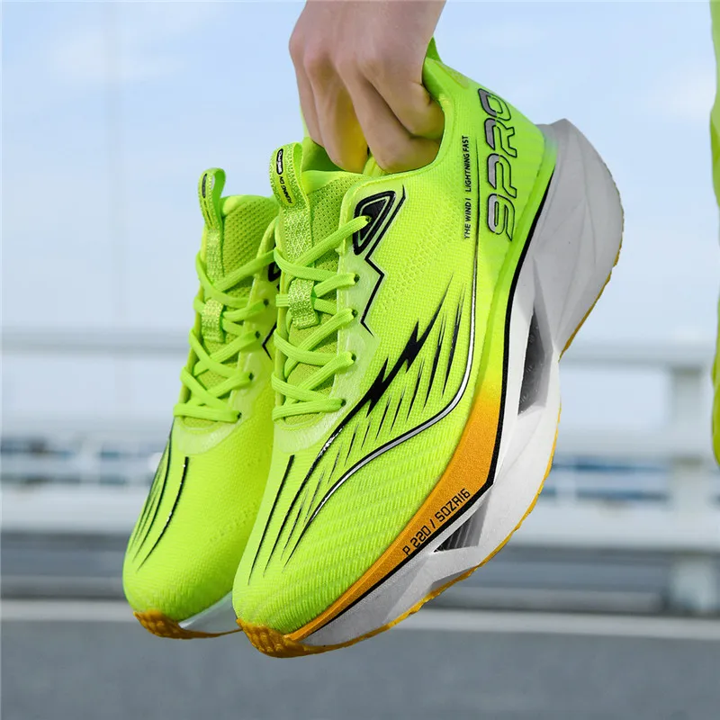 

Men's Running Shoes Jogging Breathable Mesh Cushioning Outdoor Couple Non-Slip Trainer Race Sneakers Luxury shoes Off-road Shoes