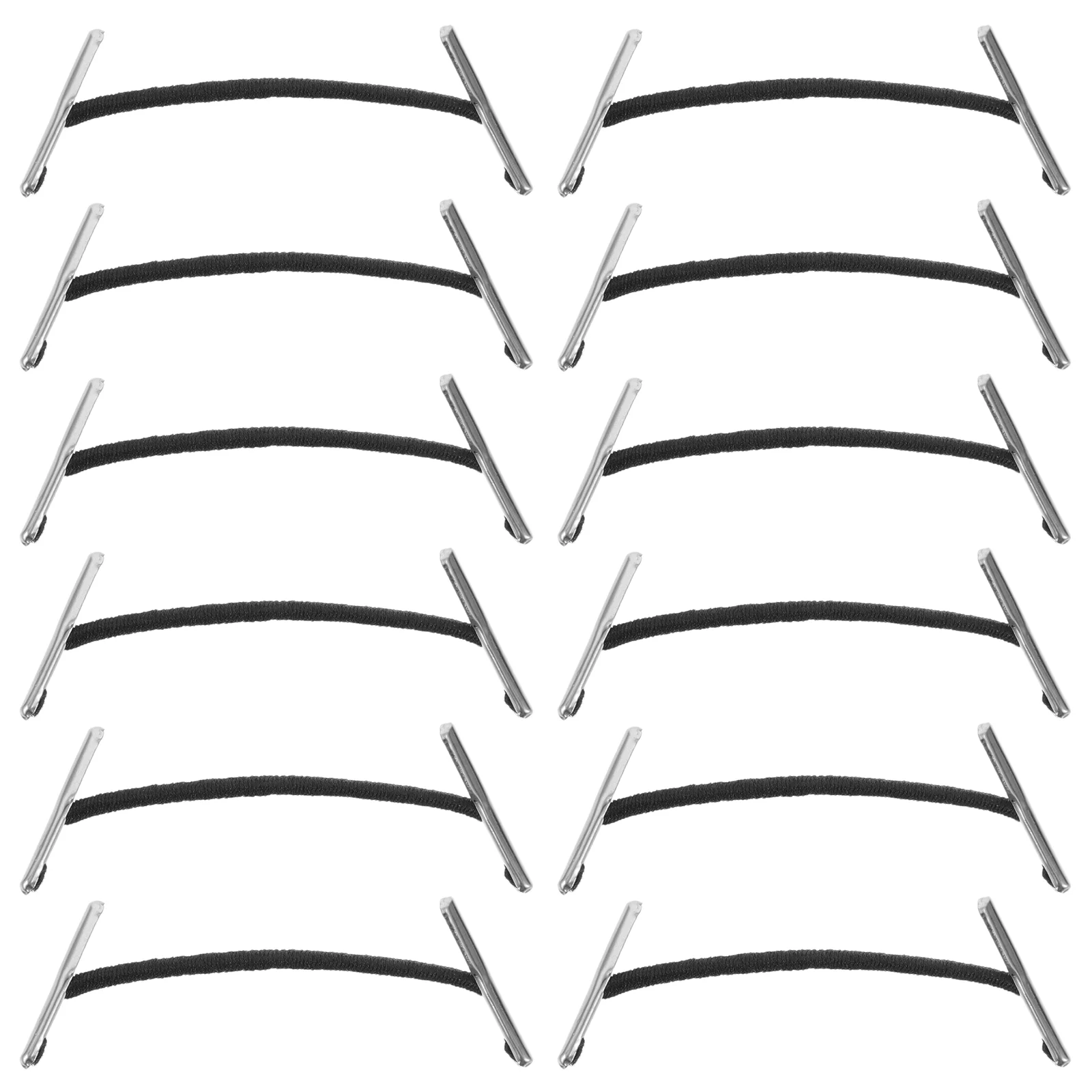 

100 шт. эластичные шнуры с колючками для шляп и чародеев, эластичная строка с металлическими концами, растягивающаяся лента для фиксации знаков на палец и плохих